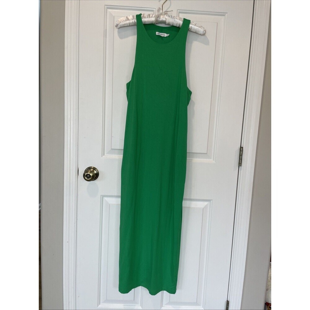 Good American Dress Bodycon Sleeveless  Women 4 Green Tank Stretch Lined Casual